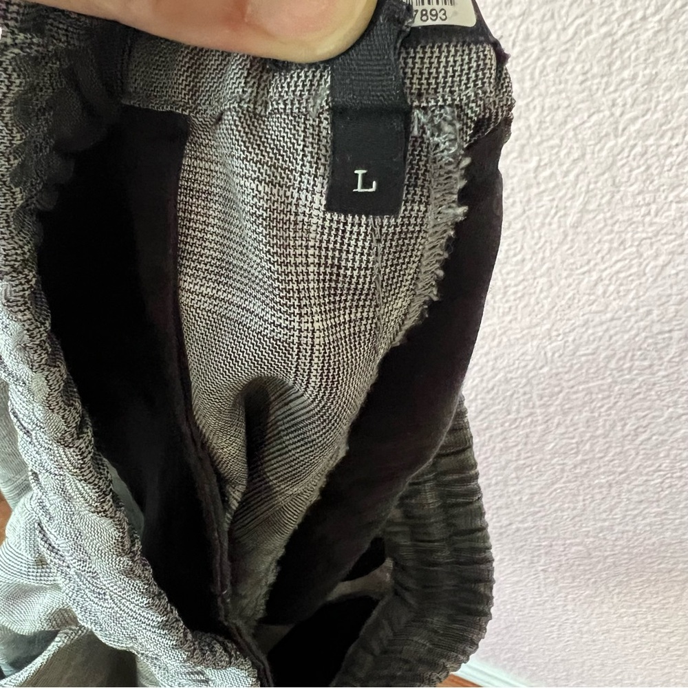 R13 Womens Baggy Long Short Grey Plaid  Wool Blend Size Large - Picture 11 of 12